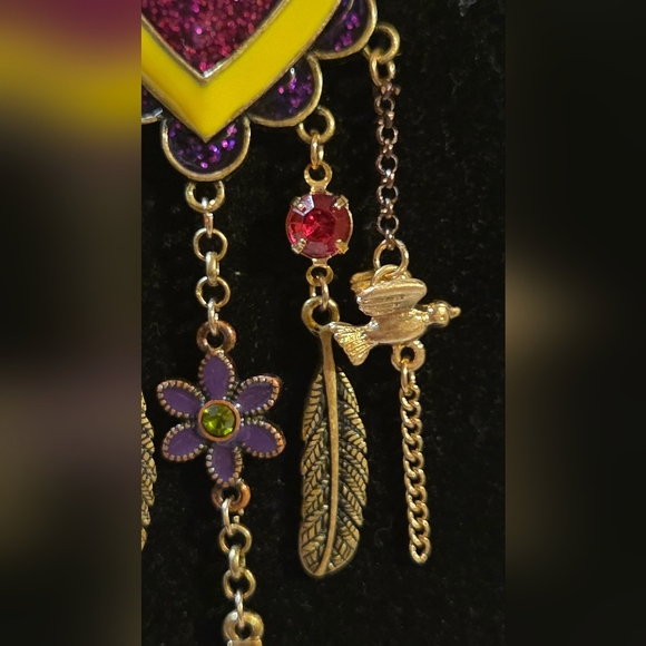 Betsey Johnson Vintage Sacred Heart"Dia De Los Muertos" Collection - Picture 5 of 8